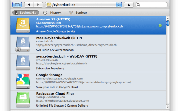 Cyberduck 8.6.3 download the new version for ipod