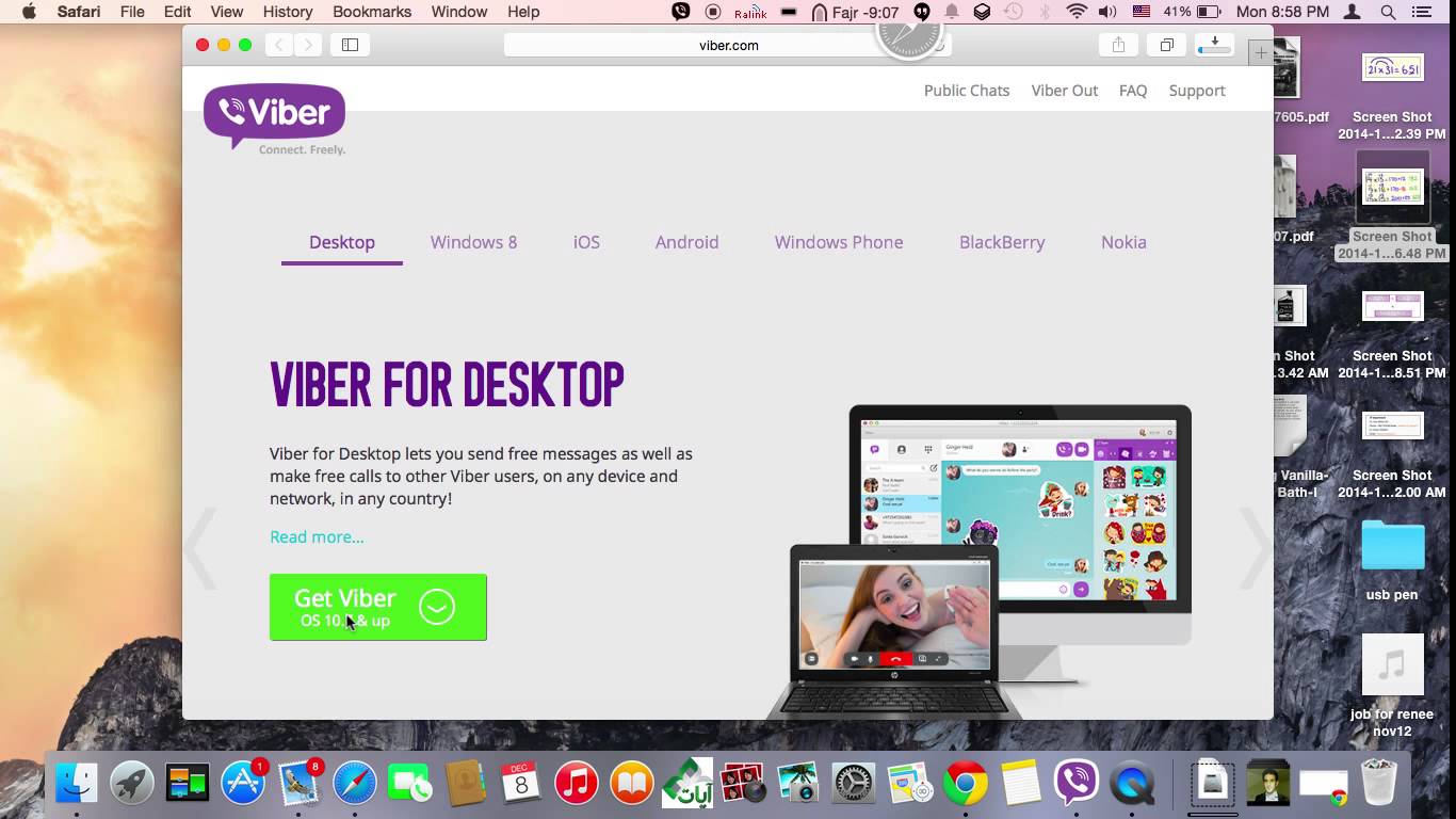 dowload viber for mac